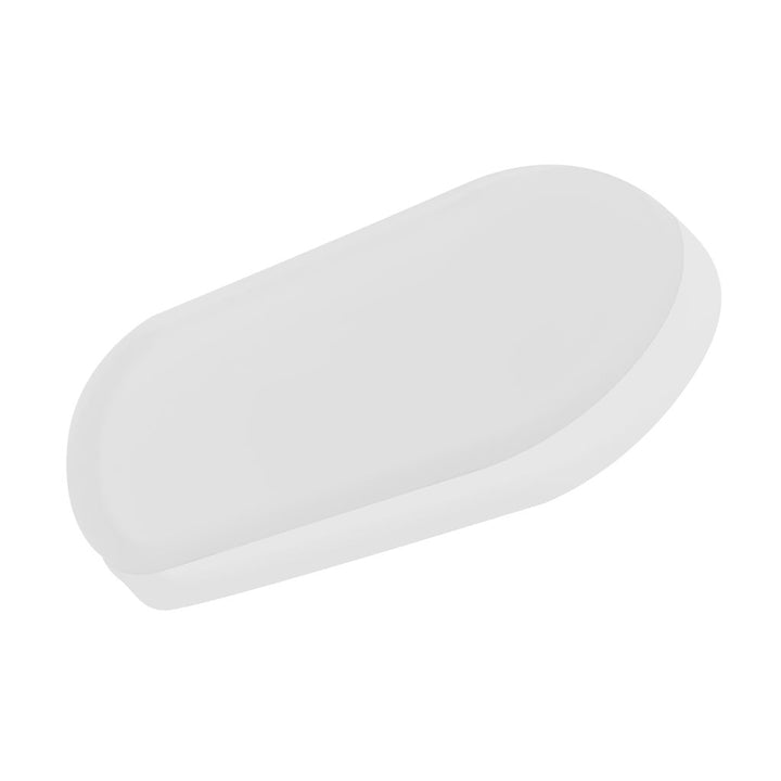 Ovalo de luz tipo bulk para muro 8W luz cálida fabricado en policarbonato de iLumileds