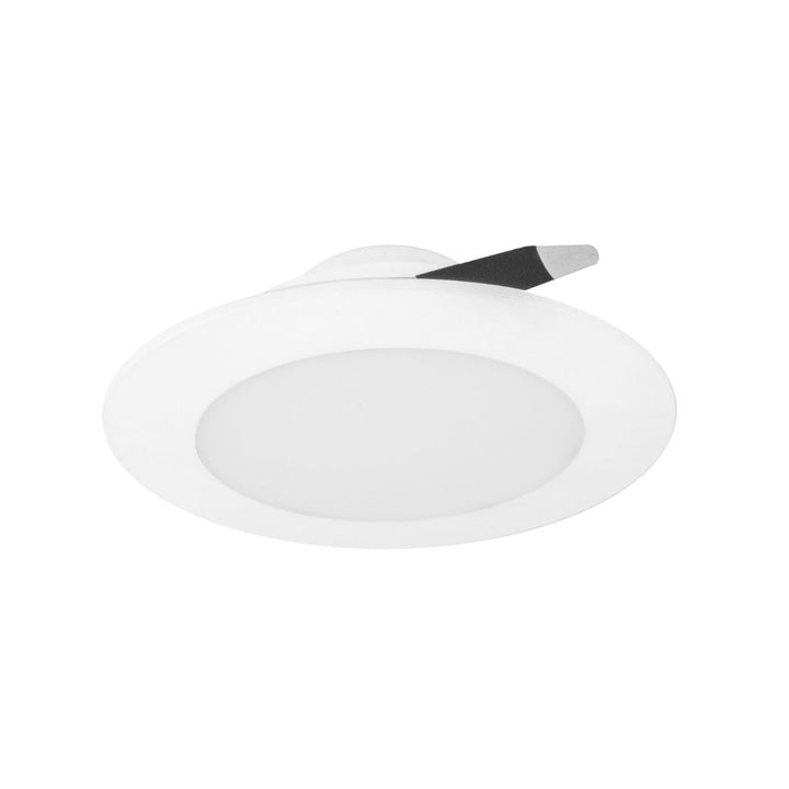 Downlight fabricado en policarbonato 12W opción luz neutra cálida o fría, adaptable a bote integral N°12 de iLumileds