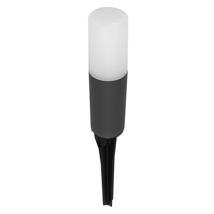 Luminario tipo estaca 16cm 3W 3000K para clavar con estaca iLumileds, vista en perspectiva, modelo ILUEST2051