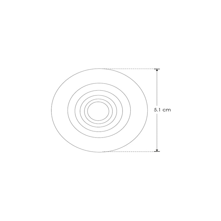 Luminario redondo dirigible LED de techo 3W 120° opciones color de luz, 100-240V de iLumileds