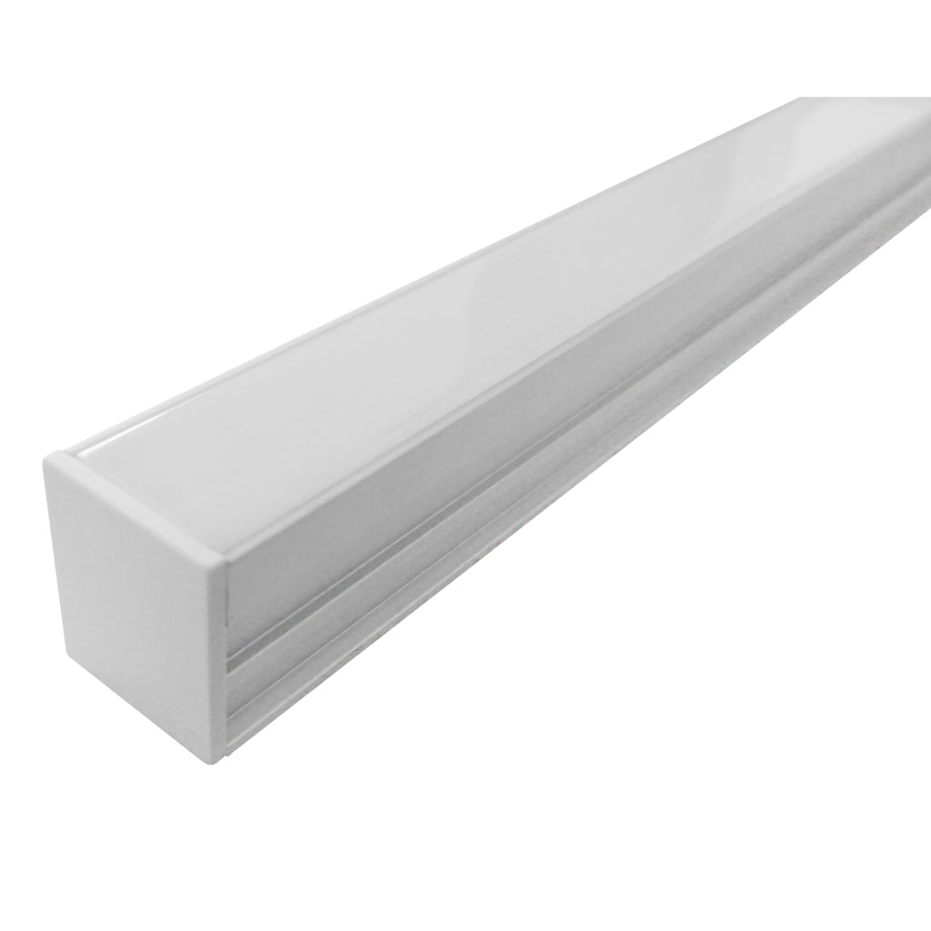 Perfil aluminio para piso apto tira de led – embutir - Dinámica NRG