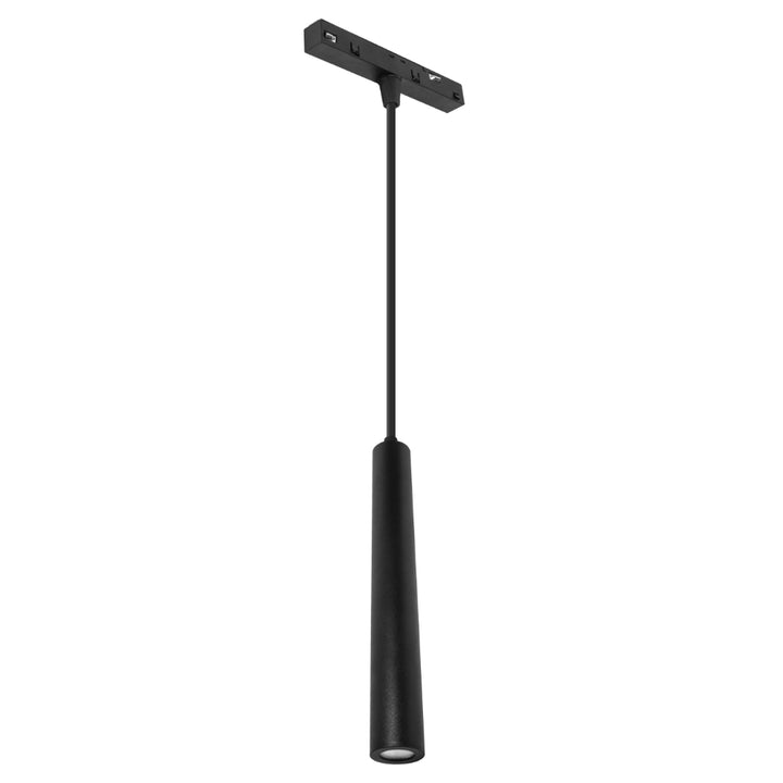 Luminario cilíndrico magnético para suspender 10W 24°, CRI:90 48Vcc luz neutro cálido de iLumileds