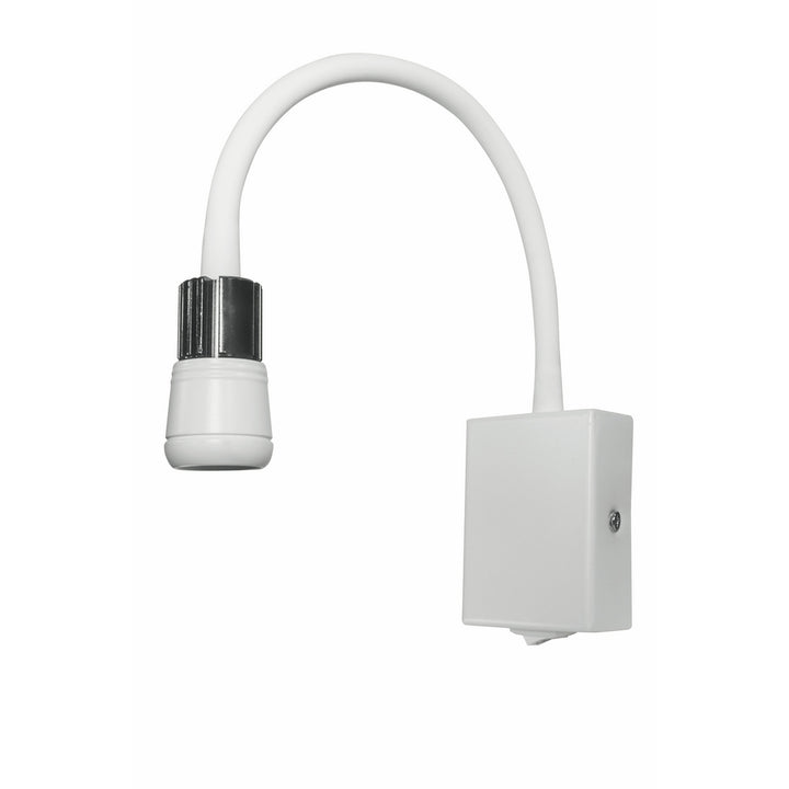 Luminario de muro con cabeza móvil 3W luz cálida (3000K) ideal para lectura de iLumileds