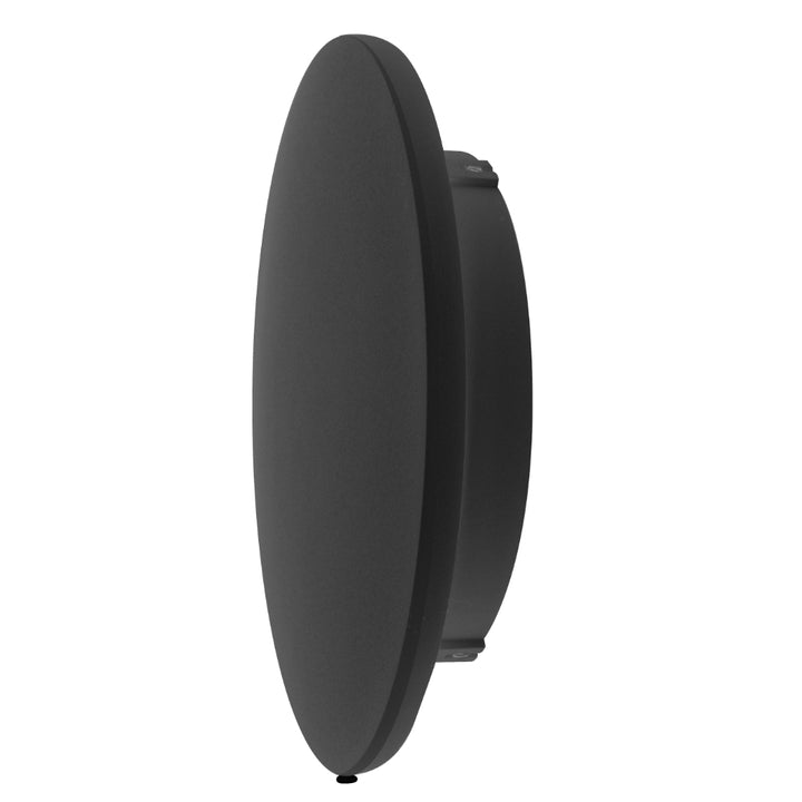 Circulo grande de luz en negativo 9W 3000K iLumileds, acabado negro, vista en perspectiva