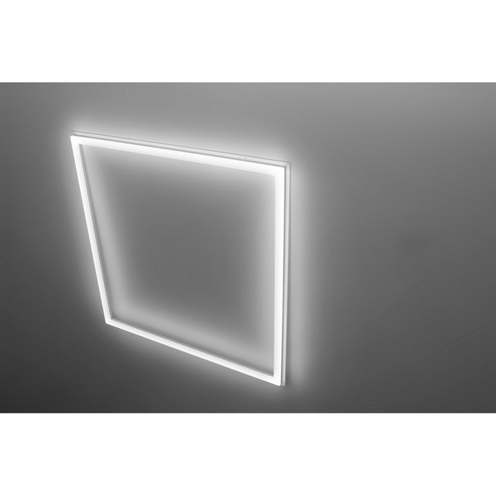 Luminario marco luminoso 48W 59.5x59.5cm para plafón reticular o suspender de iLumileds