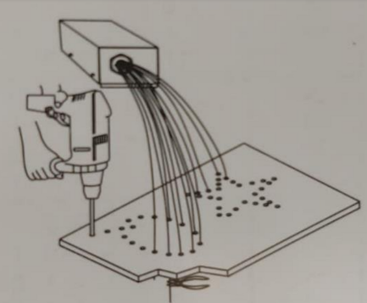 Caja de luz para fibra óptica, con luz 9W RGBW controla con control remoto y app de iLumileds