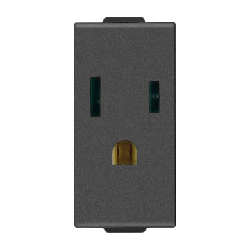 Contacto 1 módulo Toma 2P+T 15A 127V para NeveUp opción acabado blanco o carbón mate de Vimar