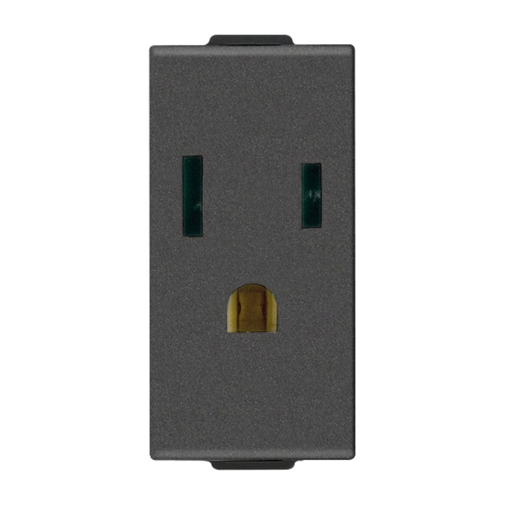Contacto 1 módulo Toma 2P+T 15A 127V para NeveUp opción acabado blanco o carbón mate de Vimar