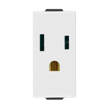 Contacto 1 módulo Toma 2P+T 15A 127V para NeveUp opción acabado blanco o carbón mate de Vimar