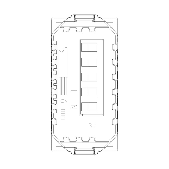 Mecanismo mando electrónico inalambrico IoT (función para agrupar) para NeveUp de Vimar
