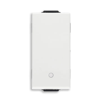Apagador smart IoT (sencillo y de escalera) para NeveUp opción acabado blanco o carbón mate de Vimar