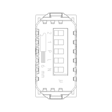 Apagador smart IoT (sencillo y de escalera) para NeveUp opción acabado blanco o carbón mate de Vimar