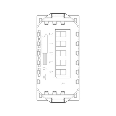 Apagador smart IoT (sencillo y de escalera) para NeveUp opción acabado blanco o carbón mate de Vimar