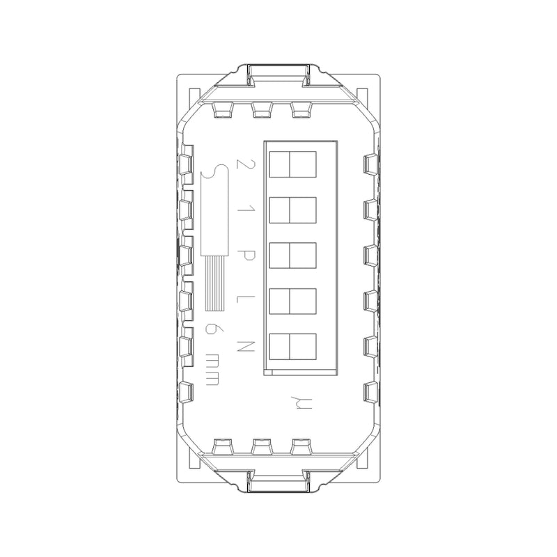Apagador smart IoT (sencillo y de escalera) para NeveUp opción acabado blanco o carbón mate de Vimar