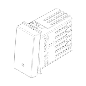 Apagador smart IoT (sencillo y de escalera) para NeveUp opción acabado blanco o carbón mate de Vimar