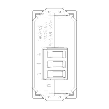Actuador relé NO smart IoT 16A para NeveUp opción acabado blanco o carbón mate de Vimar