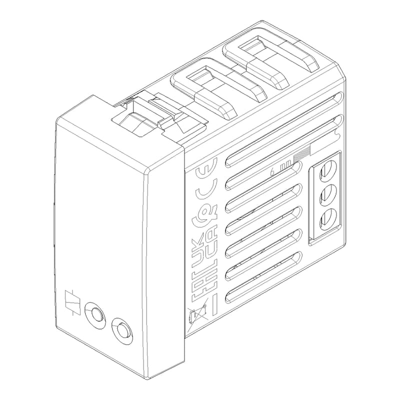 Actuador relé NO smart IoT 16A para NeveUp opción acabado blanco o carbón mate de Vimar