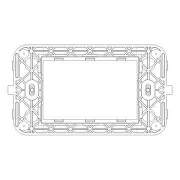 Soporte 3 módulos para placa NeveUp, incluye tornillos de Vimar