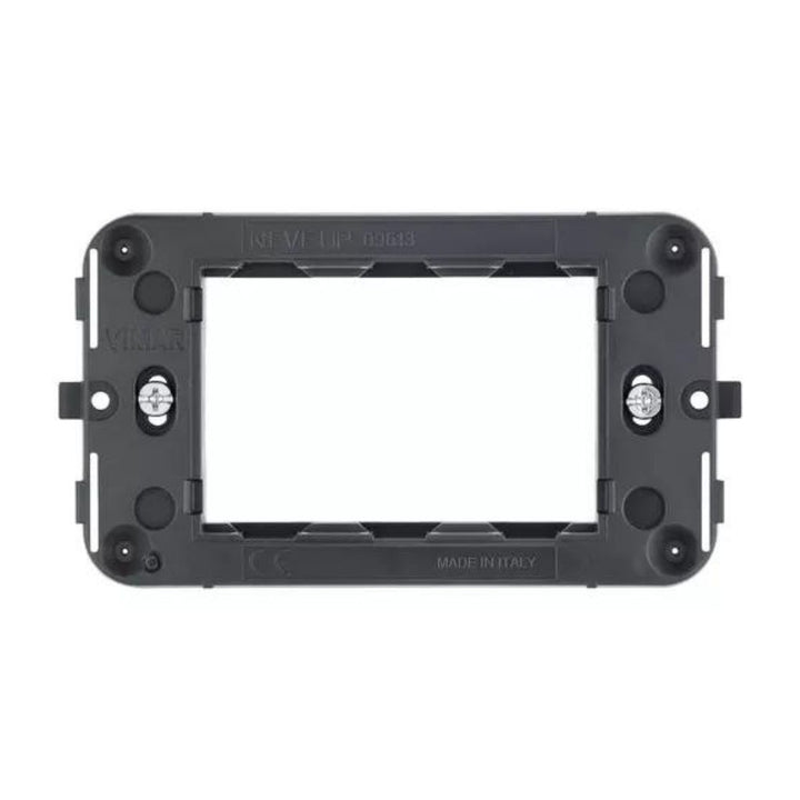 Soporte 3 módulos para placa NeveUp, incluye tornillos de Vimar