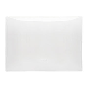 Placa Blanco Glossy (Total Look) fabricada en tecnopolímer, línea NeveUp de Vimar