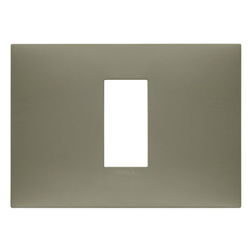 Placa Arcilla Mate fabricada en tecnopolímero, línea NeveUp de Vimar