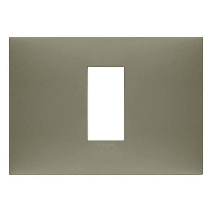 Placa Arcilla Mate fabricada en tecnopolímero, línea NeveUp de Vimar