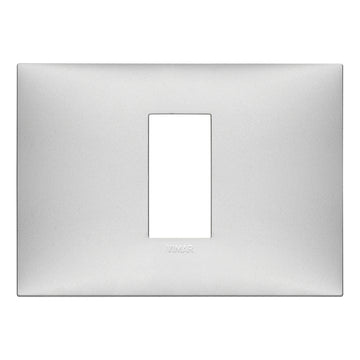 Placa Plata Mate fabricada en tecnopolímero, línea NeveUp de Vimar