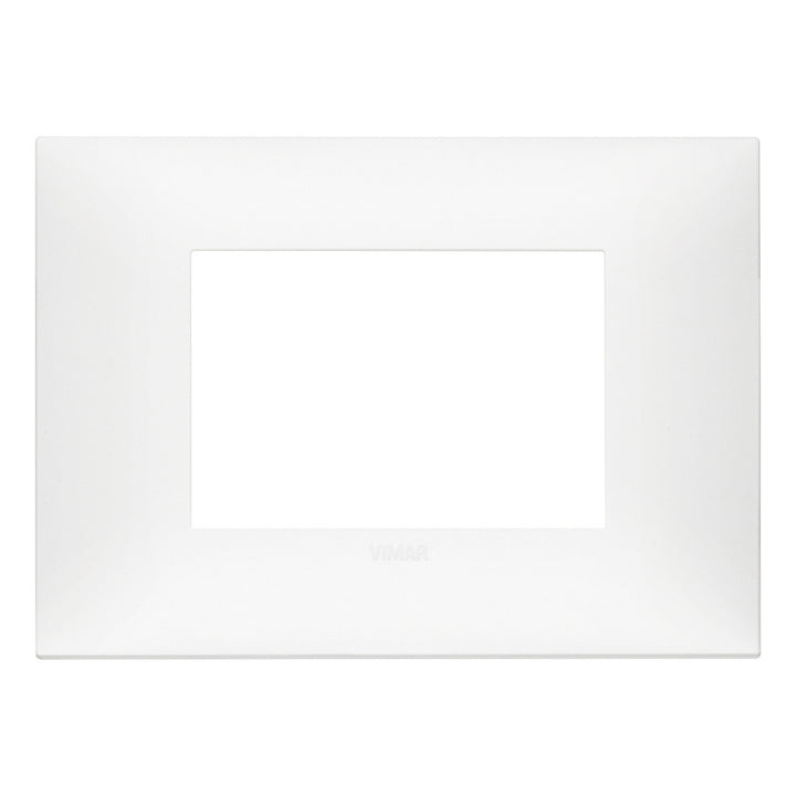 Placa Blanco Mate fabricada en tecnopolímero, línea NeveUp de Vimar