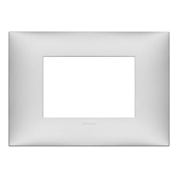 Placa Plata Mate fabricada en tecnopolímero, línea NeveUp de Vimar