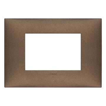 Placa Cobre Mate fabricada en tecnopolímero, línea NeveUp de Vimar