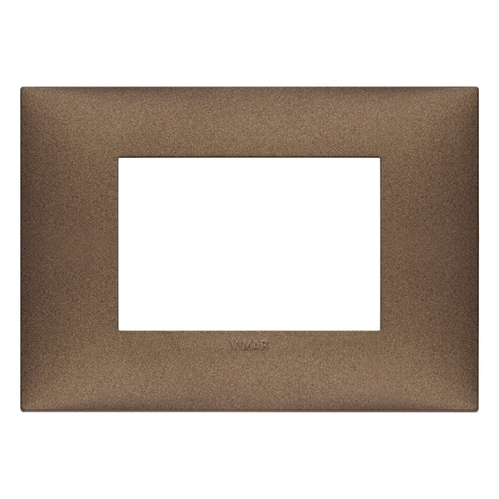 Placa Cobre Mate fabricada en tecnopolímero, línea NeveUp de Vimar