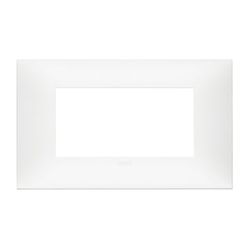 Placa Blanco Mate fabricada en tecnopolímero, línea NeveUp de Vimar