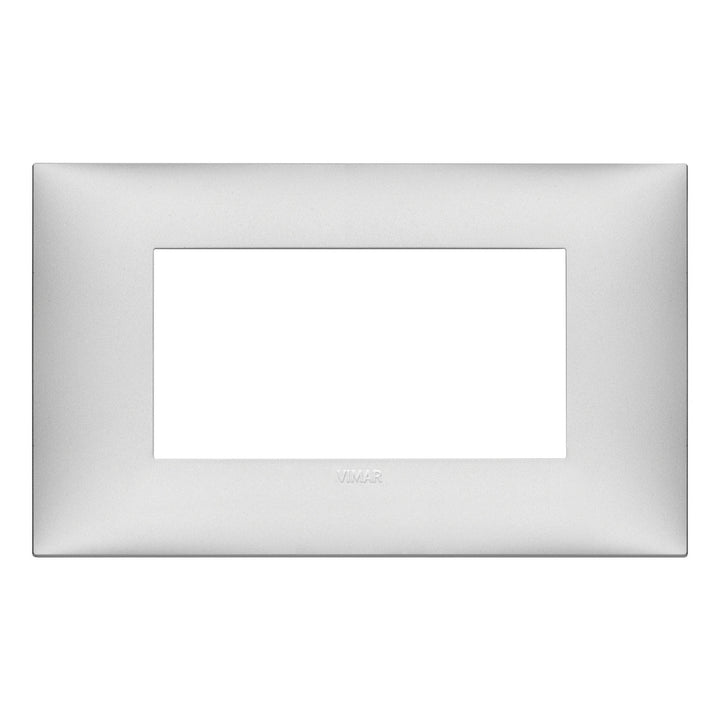 Placa Plata Mate fabricada en tecnopolímero, línea NeveUp de Vimar