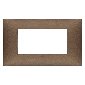 Placa Cobre Mate fabricada en tecnopolímero, línea NeveUp de Vimar