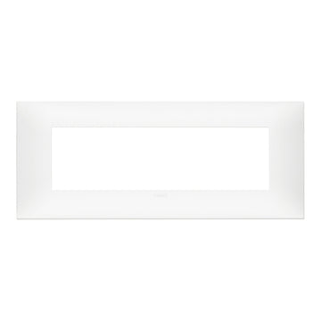 Placa Blanco Mate fabricada en tecnopolímero, línea NeveUp de Vimar