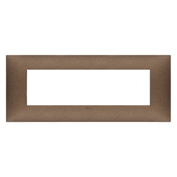 Placa Cobre Mate fabricada en tecnopolímero, línea NeveUp de Vimar