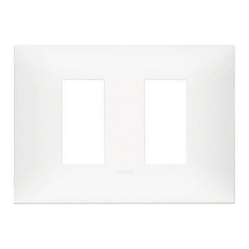 Placa Blanco Mate fabricada en tecnopolímero, línea NeveUp de Vimar