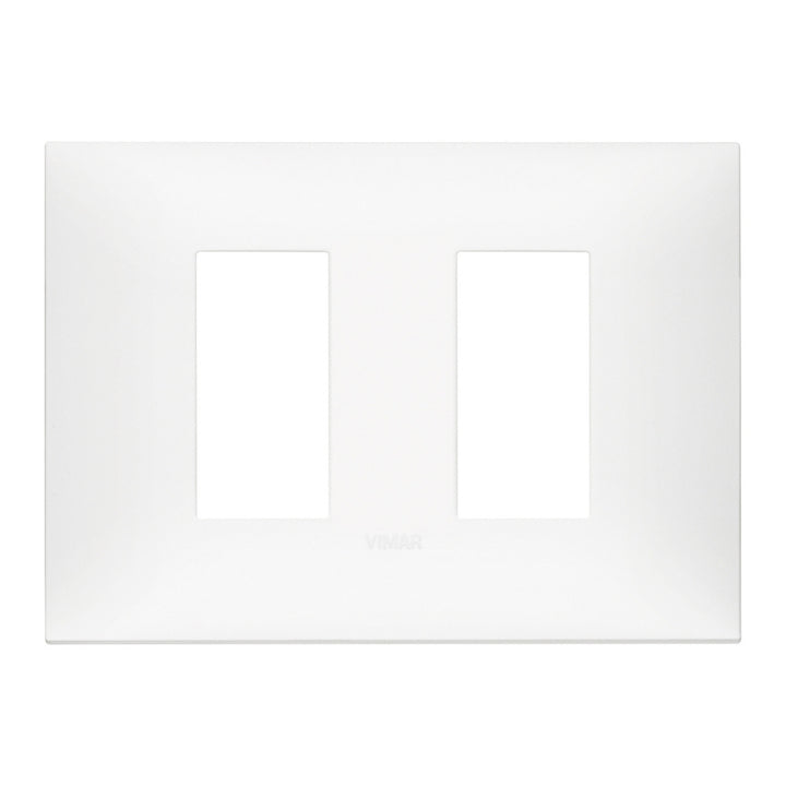 Placa Blanco Mate fabricada en tecnopolímero, línea NeveUp de Vimar