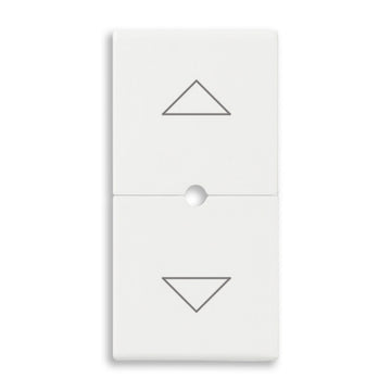 Tecla 1 módulo para control de persianas smart IoT para NeveUp opción acabado blanco o carbón mate de Vimar