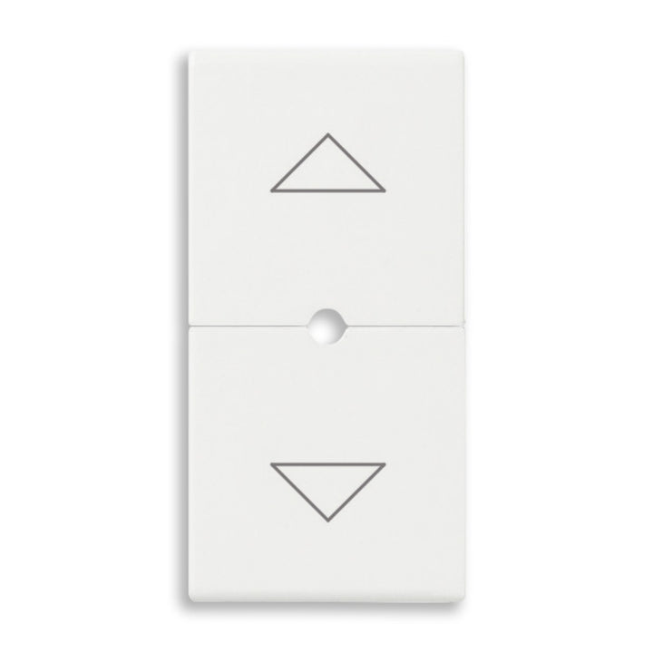 Tecla 1 módulo para control de persianas smart IoT para NeveUp opción acabado blanco o carbón mate de Vimar