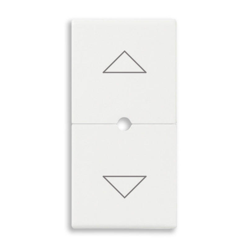 Tecla 1 módulo para control de persianas smart IoT para NeveUp opción acabado blanco o carbón mate de Vimar