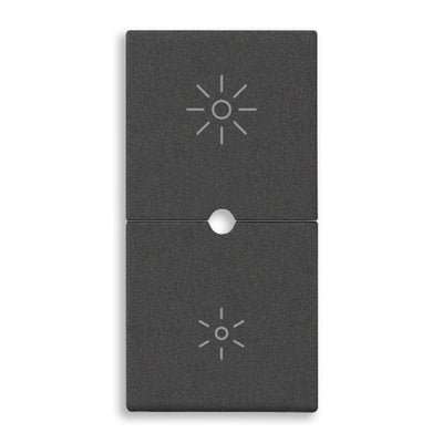 Tecla 1 módulo para dimmer smart IoT para NeveUp opción acabado blanco o carbón mate de Vimar