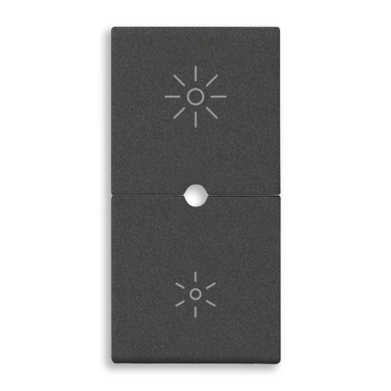Tecla 1 módulo para dimmer smart IoT para NeveUp opción acabado blanco o carbón mate de Vimar