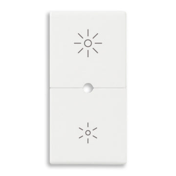 Tecla 1 módulo para dimmer smart IoT para NeveUp opción acabado blanco o carbón mate de Vimar