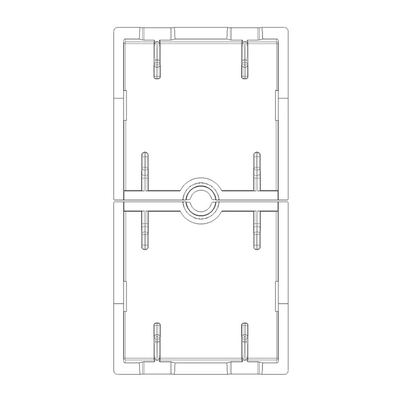Tecla 1 módulo para dimmer smart IoT para NeveUp opción acabado blanco o carbón mate de Vimar
