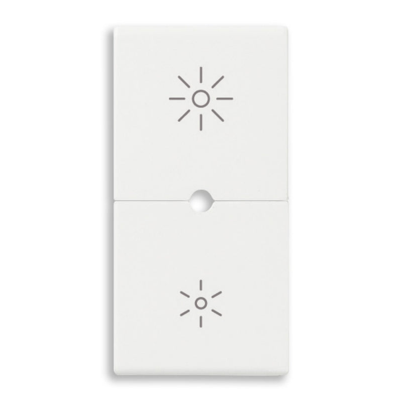 Tecla 1 módulo para dimmer smart IoT para NeveUp opción acabado blanco o carbón mate de Vimar
