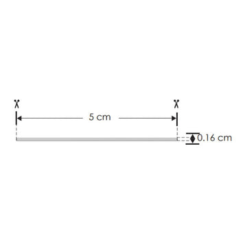Kit 1pz Fuente de alimentación conmutada 200W (160W máx.), entrada 110-220V ca salida 24V cc, para interiores de iLumileds + 1pz Tira LED COB solo 0.5cm de ancho 11W/m 24V CRI:90 con 480 chips/m rollo 5m cálido (3000K), con auto adhesivo de iLumileds