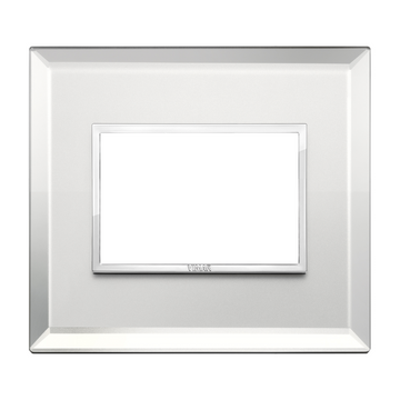 Placas Plata Hielo - Luminosi (Cristal Biselado) - línea EVO EIKON de Vimar