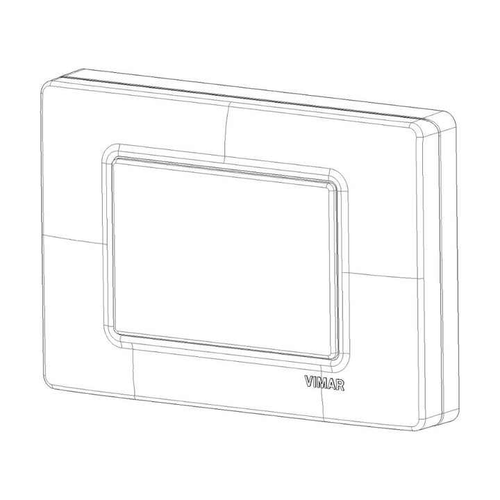 Tapa para exteriores IP55 3 módulos para Arké acabado Gris Granito, incluye tornillos de Vimar