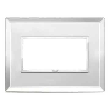 Placas Plata Hielo - Luminosi (Cristal Biselado) - línea EVO EIKON de Vimar